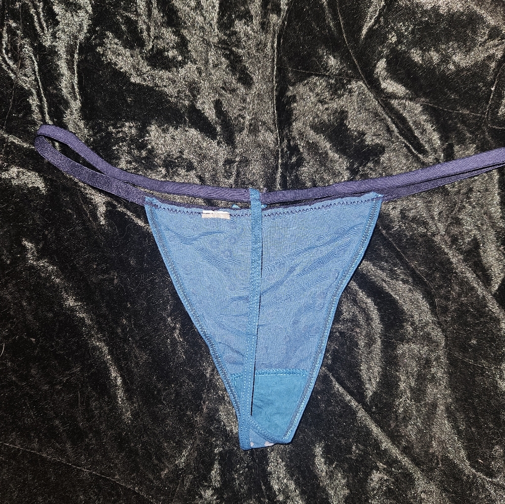 Lace Blue Gstring - Size M/L - Picture 5 of 6